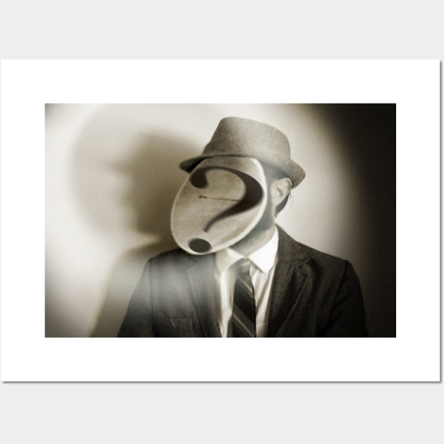 Dapper Mystery Man Wall Art by What's The Frequency?